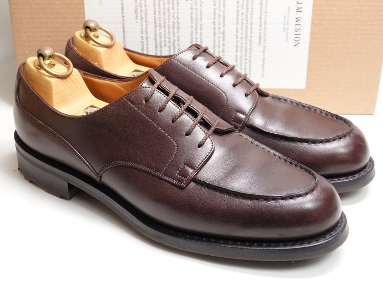 424 / 1225 極上 JMウエストン （ウエストンヴィンテージ） ゴルフ ダークブラウン ノヴォカーフ 9B ＃641 -  SHOESAHOLIC シューホリック 公式 | 高級中古靴専門の通販と買取ストア