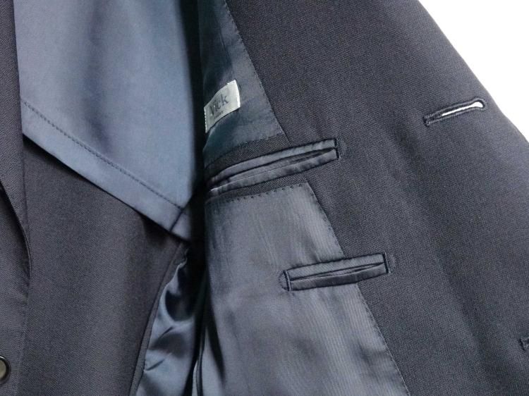 442 / 0124 使用数回 VICKテーラー スーツ ネイビー ウール? DUGDALE