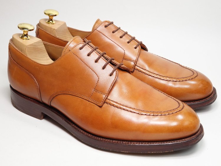 451 / 0124 美品 クロケット＆ジョーンズ ONSLOW ライトブラウン カーフ 7.5E - SHOESAHOLIC シューホリック 公式  | 高級中古靴専門の通販と買取ストア