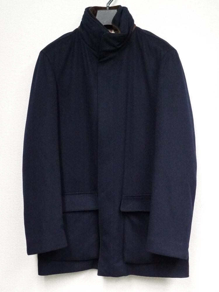 Loro Piana Voyager ジャケット カシミア ネイビー 46