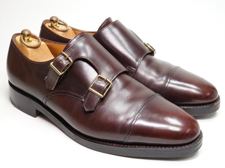 672 / 0222 美品 ジョンロブ ウィリアム WILLIAM ダークブラウン （MELEZE） カーフ 8E ＃9795 -  SHOESAHOLIC シューホリック 公式 | 高級中古靴専門の通販と買取ストア