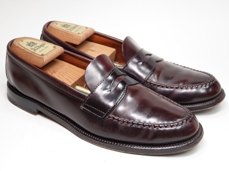 668 / 0307 美品 オールデン （ブルックスブラザーズ別注） アンラインドローファー バーガンディー コードバン 9.5C ＃06603 -  SHOESAHOLIC シューホリック 公式 | 高級中古靴専門の通販と買取ストア