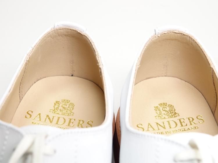 サンダース　白　ローファー　試着程度です SANDERS（サンダース）》白ローファーで夏、はじめました