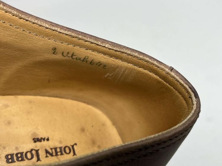 John Lobb 90s 6E プレートトゥ ブラック JOHN LOBB／ジョンロブ