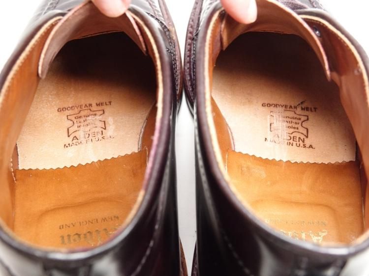 ALDEN 6アイレット　ミニタンカー　ブラウン　D9919C　8 1/2D Alden 8648 Color 8 Shell Cordovan 6 Eyelet Chukka | Alden