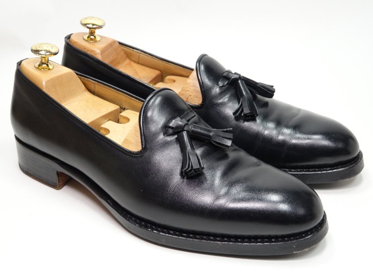 958 / 0417 美品 VASS タッセルローファー ブラック カーフ 40 - SHOESAHOLIC シューホリック 公式 |  高級中古靴専門の通販と買取ストア