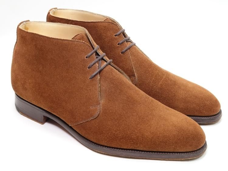JM.WESTON ブラウン スエード チャッカブーツ