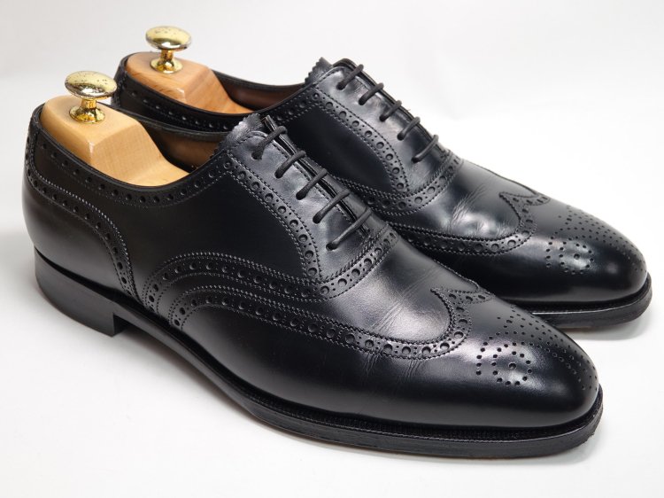 259 / 0613 美品 クロケット＆ジョーンズ クリフォード CLIFFORD ブラック カーフ 6E - SHOESAHOLIC シューホリック  公式 | 高級中古靴専門の通販と買取ストア