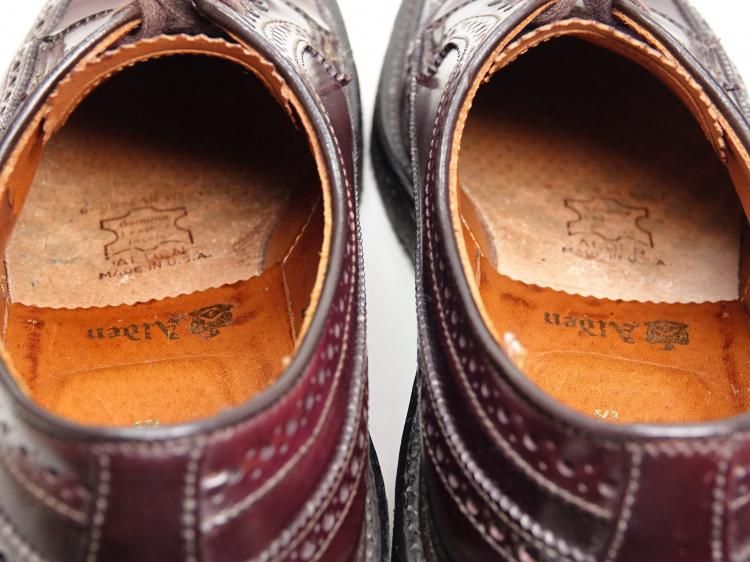 美品】オールデン コードバン N6502 バーガンディ UA別注