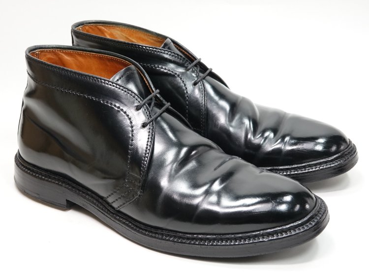 324 / 0625 美品 オールデン チャッカブーツ ブラック コードバン 9D ＃1340 - SHOESAHOLIC シューホリック 公式 |  高級中古靴専門の通販と買取ストア