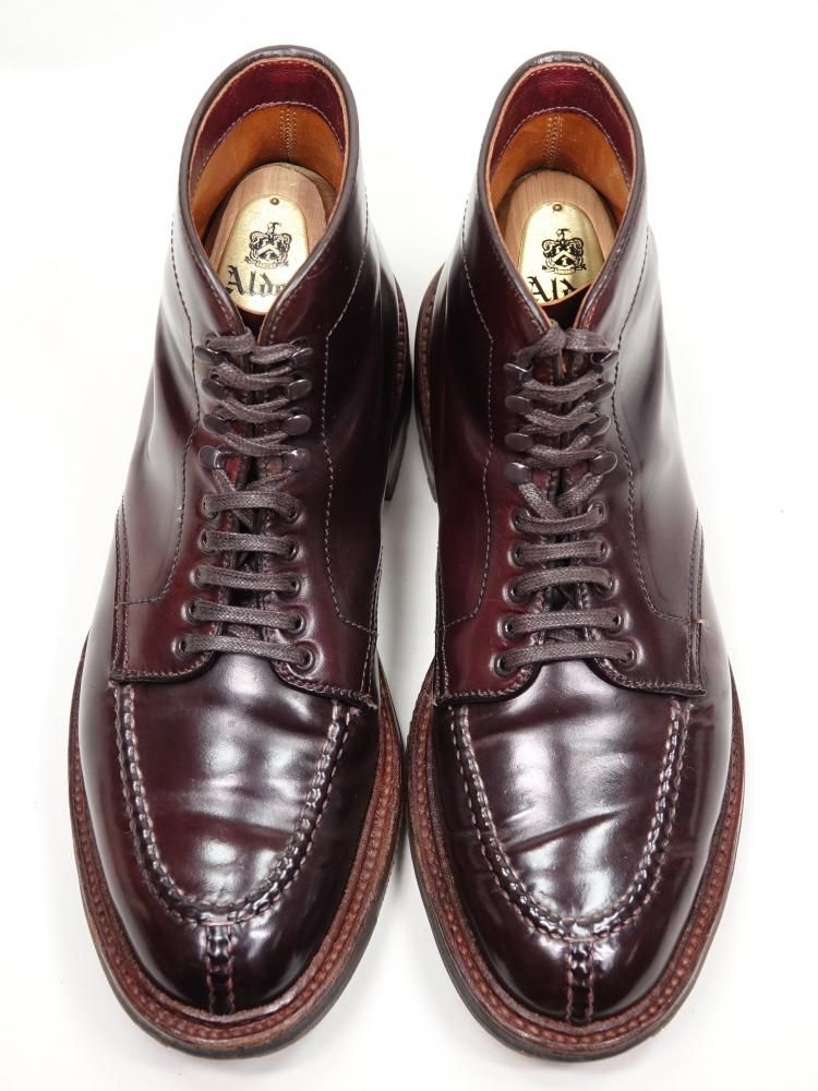 オールデン タンカーブーツ 4027HC コードバン 9 1/2 174 / 1223 極上 オールデン タンカーブーツ バーガンディー コード