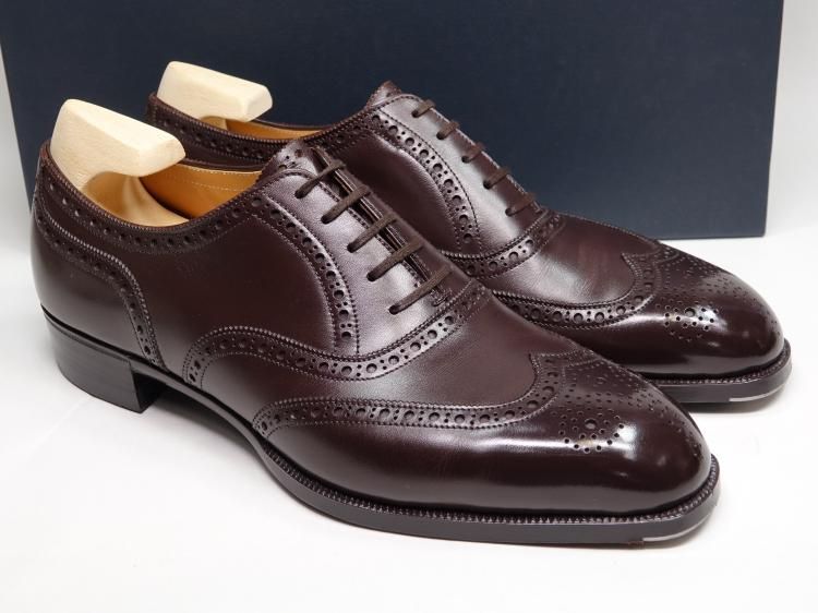 宮城興業　uk5(24) ダークブラウン　ドレス　アデレード　クォーターブローグ 古典デザイン】ショセ C7006NT 別注6EYE クォーターブローグ