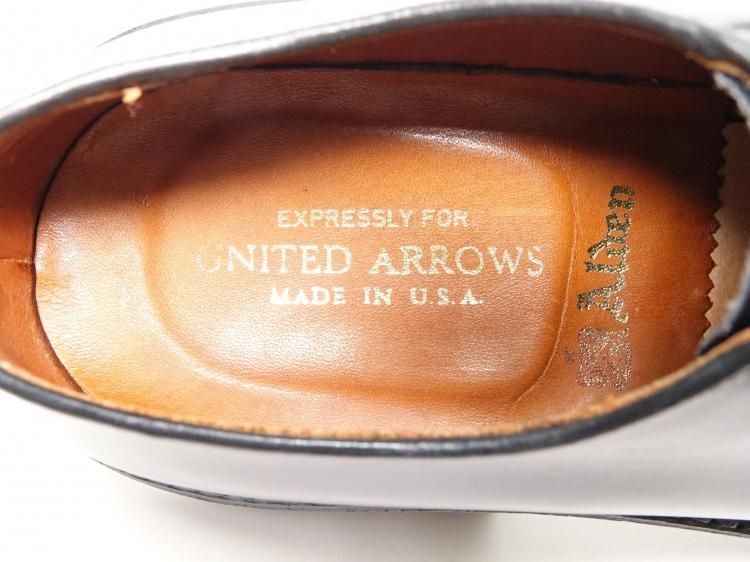 オールデン　プレーントゥ　カーフ　ブラック　7 1/2D Alden Calf Plain Toe（オールデン カーフ プレーントゥ）バリー