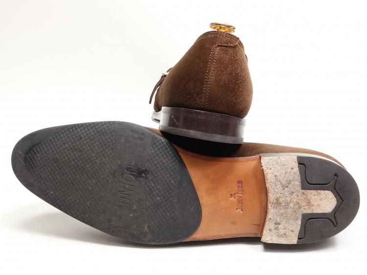 超レア品ジョンロブ デラーノ9.5Eブラックスエードの極上品