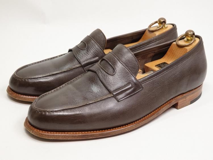 【極美品】ジョンロブ SHAW 2410 ローファー シングルモンク ブラウン 極美品】ジョンロブ SHAW 2410 ローファー シングルモンク