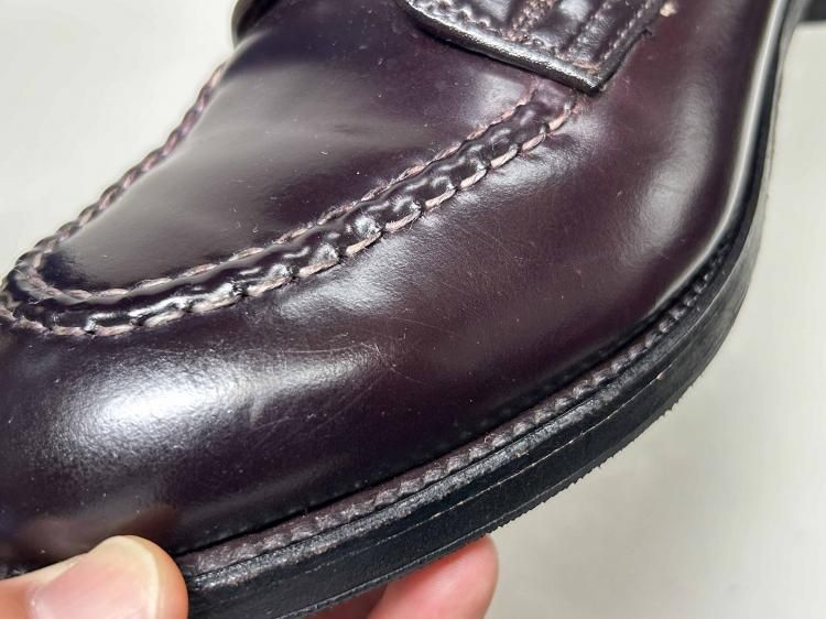 ALDEN moctoe バーガンディーコードバン　8E ALDEN オールデン #5412 9.5D バーガンディ レンジャーモックコード