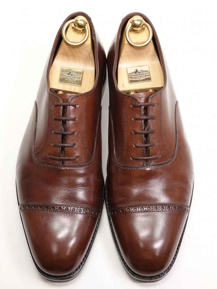 クロケットアンドジョーンズ BELGRAVE 6E 茶色　純正シューツリー付き クロケットアンドジョーンズ BELGRAVE 6E 茶色 純正シューツリー