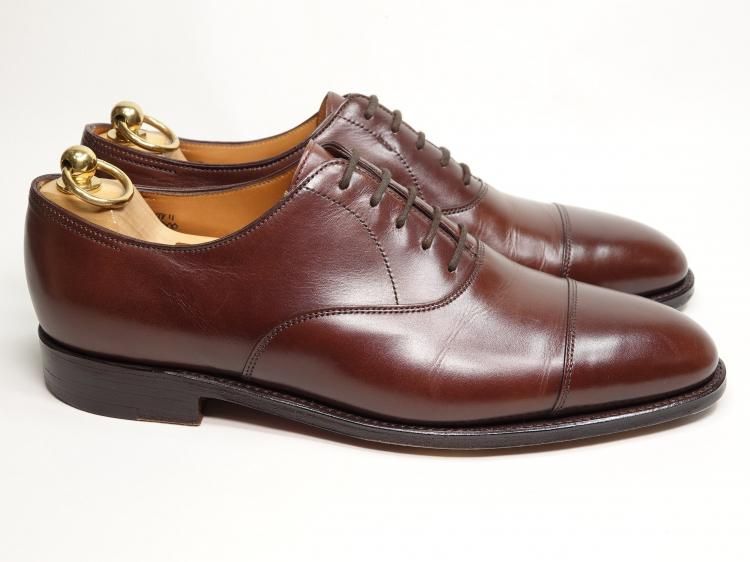 値下げ＞506 / 0905 極上 ジョンロブ シティ2 ダークブラウン カーフ