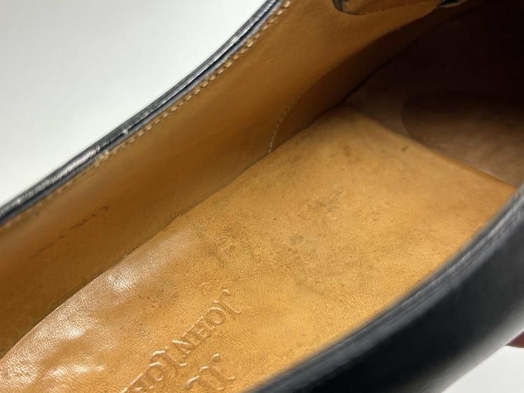 494 / 0911 美品 ジョンロブ BORDER ブラック カーフ 8E ＃8896