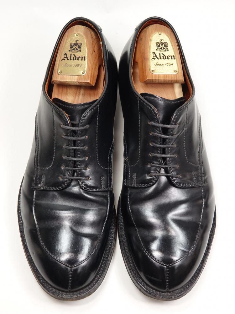 最終値下げ‼️ 美品‼️ ALDEN 54331 Vチップ　ブラック ALDEN】オールデン 54331 Vチップ コードバン ブラック サイズ