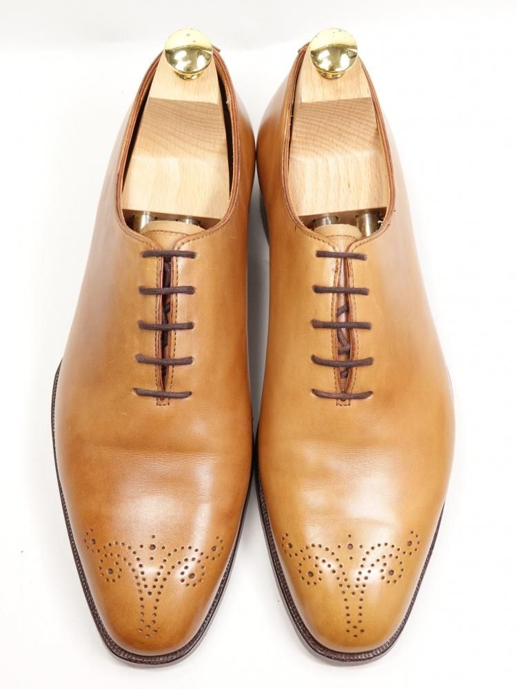 最終価格！クロケット製最高級｜ジョージクレバリー セミブローグ｜8E 茶 最終価格！クロケット製最高級｜ジョージクレバリー