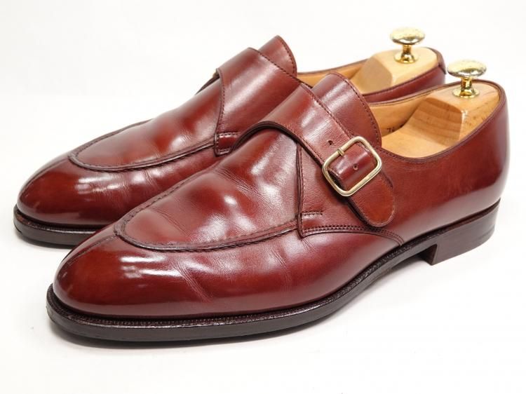 クロケット製ロイドフットウェアー シングルモンク 7 1/2 クロケット&ジョーンズ 別注 ロイドフットウェア 革靴 シングル