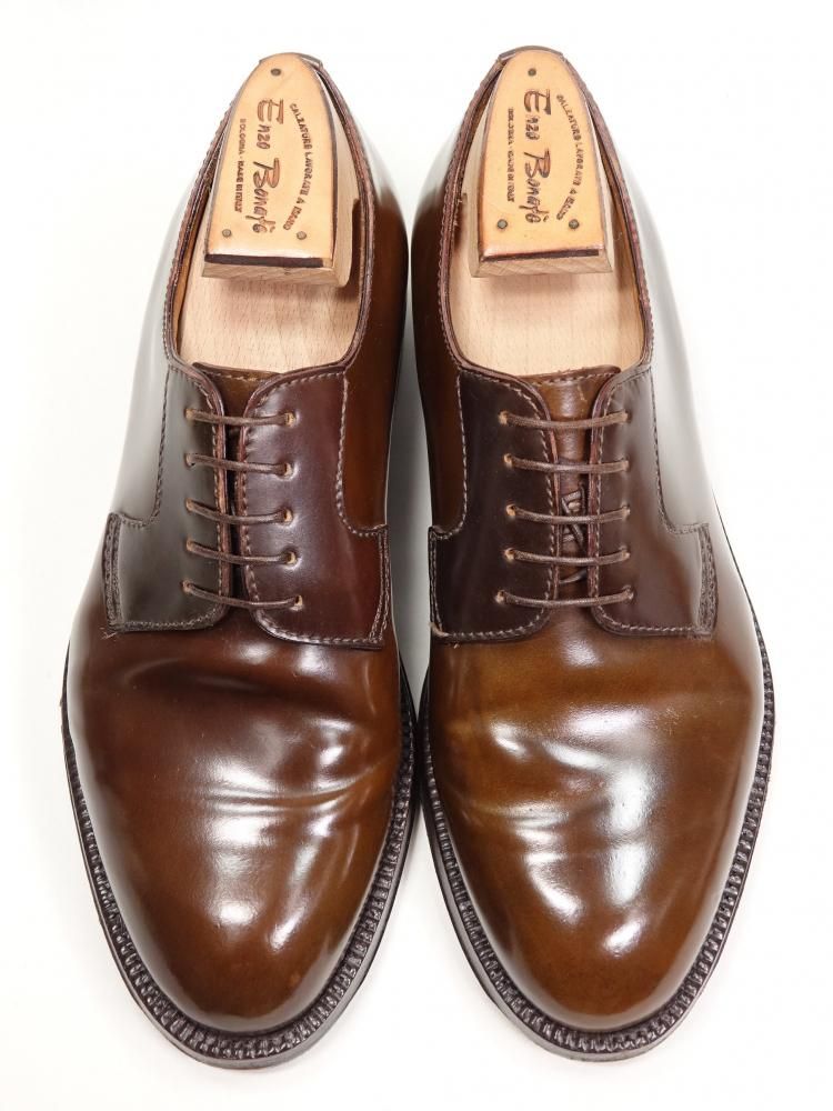 は*パ様 エンツォボナフェ　5.5 ブラウン レザー ブローグシューズ は*パ様 エンツォボナフェ 5.5 ブラウン レザー ブローグシューズ