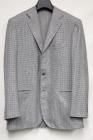 C16 / 1024 おすすめ!! カシミア95%!! KITON キートン キトン ジャケット グレー / ホワイト サイズ46