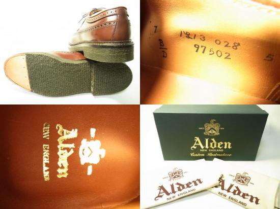 新品 2 ALDEN オールデン ラベロコードバン #97502 - SHOESAHOLIC シューホリック 公式 | 高級中古靴専門の通販と買取ストア