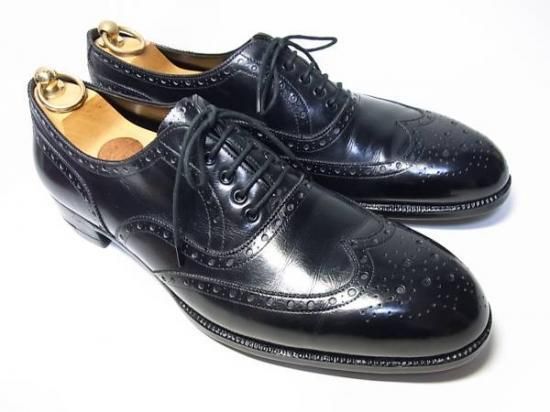 美品 ビスポーク ジョンロブ john lobb カーフ フルブローグ ...