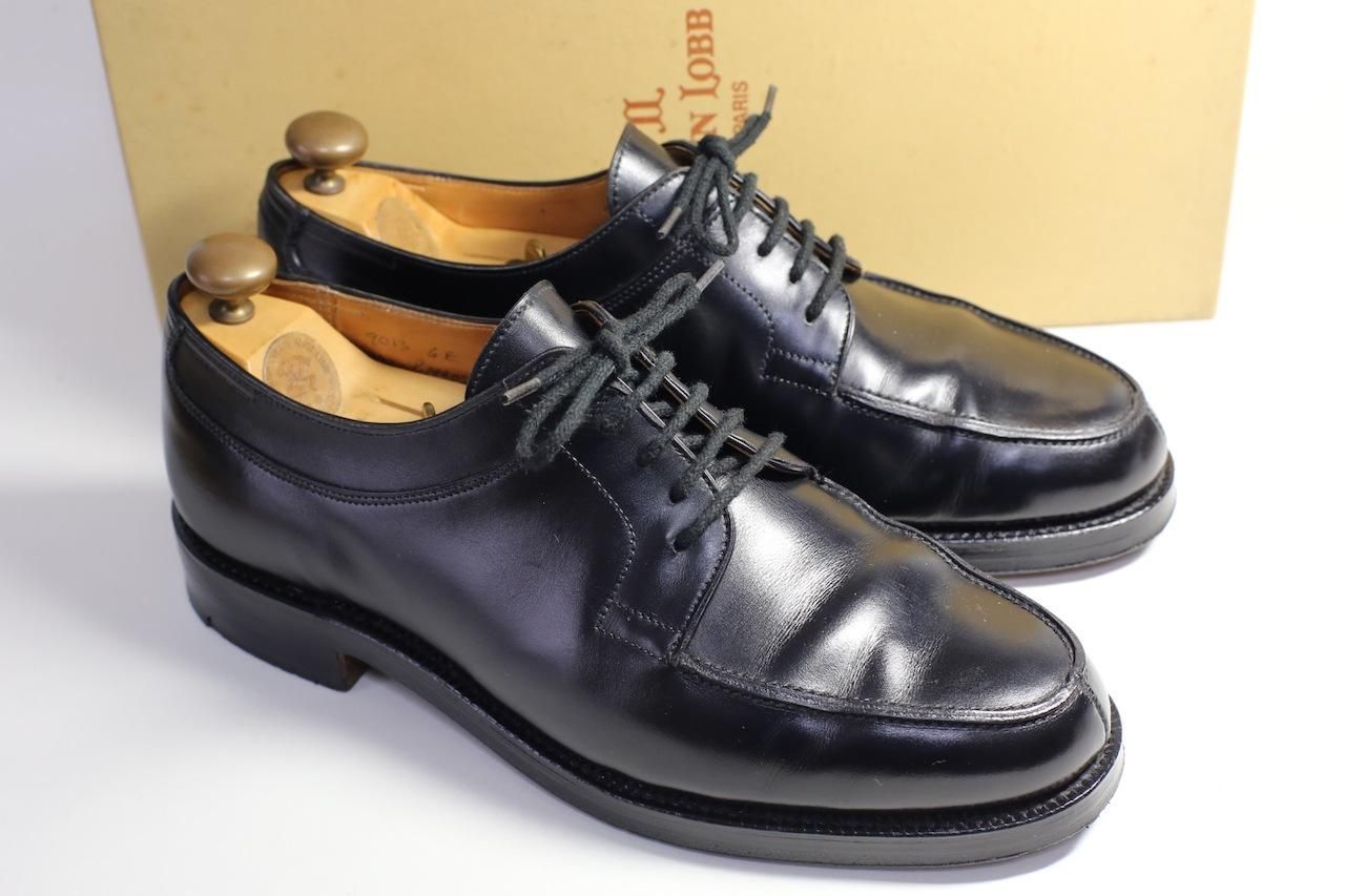 ジョンロブ バロス john lobb barrosサイズ8E ネイビー - ドレス/ビジネス