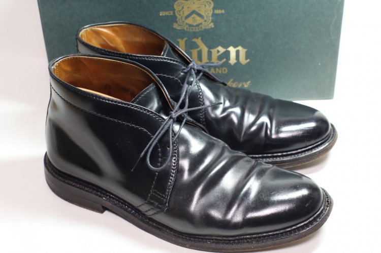 704 オールデン ALDEN コードバン チャッカーブーツ #1340 - SHOESAHOLIC シューホリック 公式 |  高級中古靴専門の通販と買取ストア