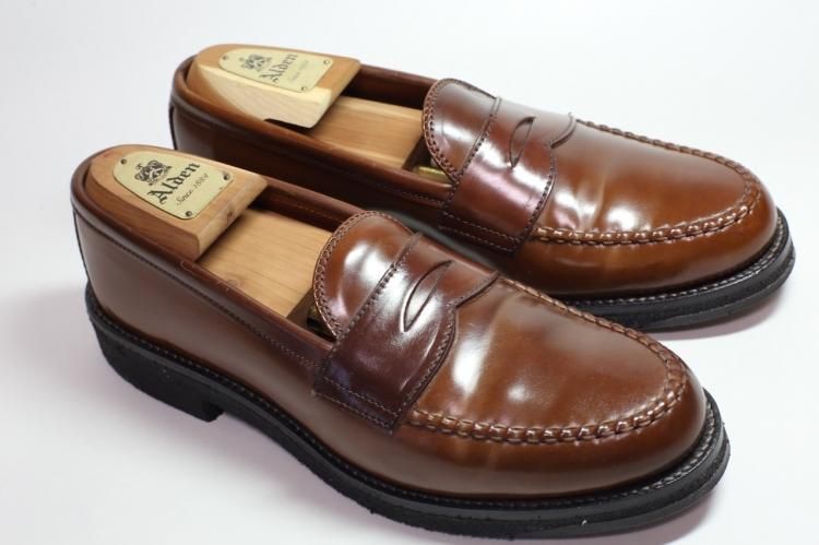 895 使用数回 オールデン ラベロコードバン ローファー #6754 - SHOESAHOLIC シューホリック 公式 |  高級中古靴専門の通販と買取ストア