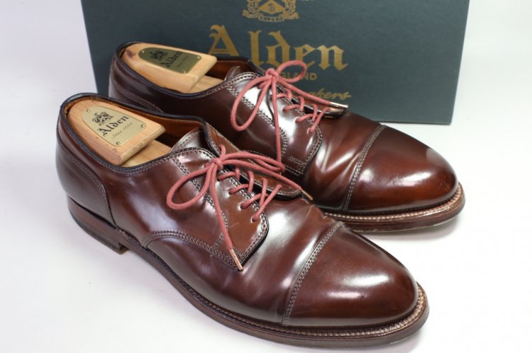 952 美品 オールデン ALDEN シガーコードバン STチップ #24802 - SHOESAHOLIC シューホリック 公式 |  高級中古靴専門の通販と買取ストア