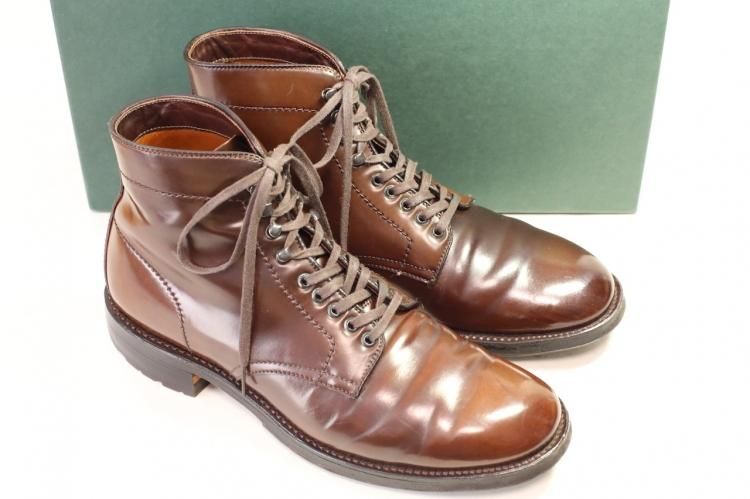 ALDEN 46002C 7.5D cigar cordovan boots - ブーツ