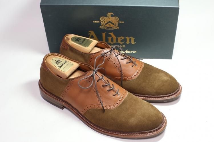 379 試着程度 オールデン サドル コンビ 9D N3001F ナトリヤ別注