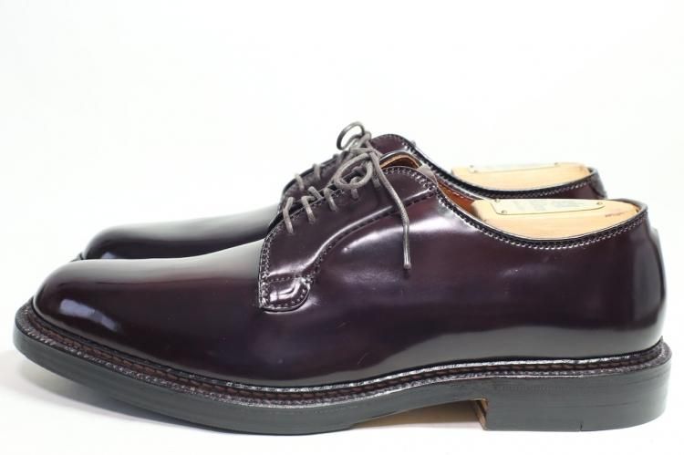 486ほぼ新品オールデン ALDEN コードバン プレーントゥ 8D #990