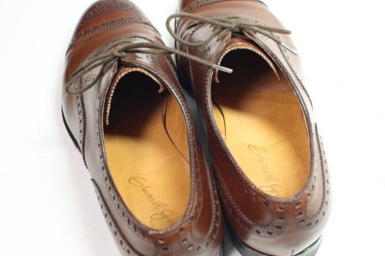 586 極上 旧工場製 エドワードグリーン 7E# 202 カドガン