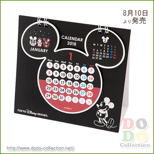 セール ミッキー アイコン 18年 卓上カレンダー 東京ディズニーリゾート限定 クリックポストok ドド コレクション