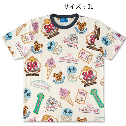 東京ディズニーランド 36周年記念 Tシャツ 3l クリックポストok ドド コレクション