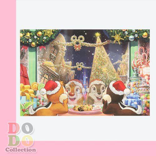 チップ　デール　クリスマス　ポストカード　東京ディズニーリゾート限定　クリックポストOK - ドド　コレクション