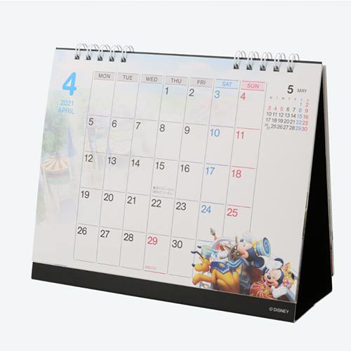 ディズニーフレンズ 卓上カレンダー 21 東京ディズニーリゾート限定 クリックポストok ドド コレクション