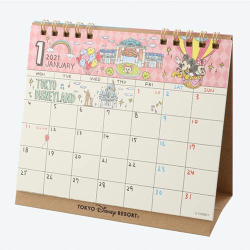 ファンマップ 卓上カレンダー 21 東京ディズニーリゾート限定 クリックポストok ドド コレクション
