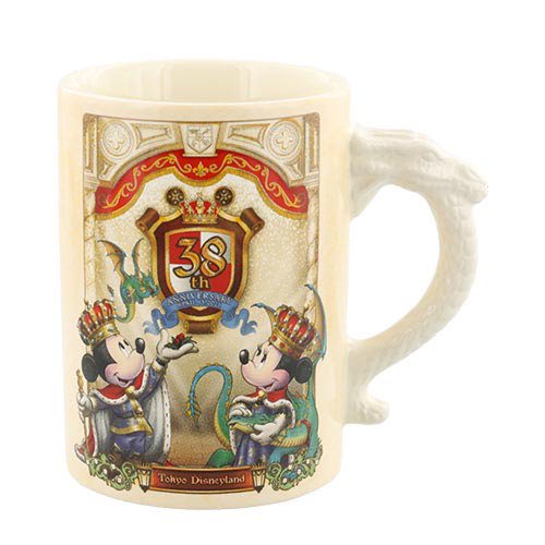 マグカップ 陶器製 優雅な王国風 東京ディズニーランド 38周年記念限定 ドド コレクション