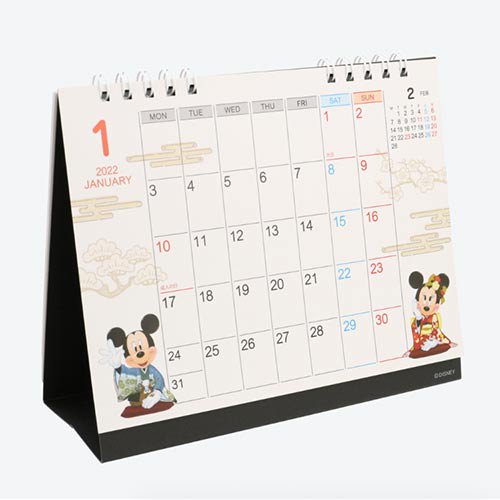 ディズニーフレンズ 卓上カレンダー 22 東京ディズニーリゾート限定 クリックポストok ドド コレクション