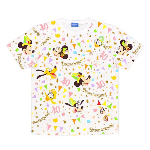 ドリームゴーランド　Tシャツ　ユニセックス　Ｓサイズ　東京ディズニーランド　40周年記念限定　クリックポストOK　 - ドド　コレクション