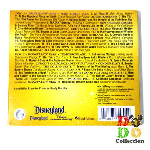 ディズニーランド オフィシャル アルバム Cd 2枚入りセット アメリカディズニーパーク限定 クリックポストok ドド コレクション