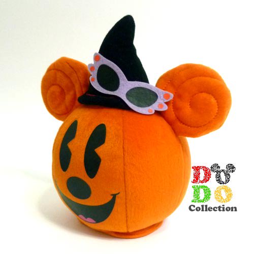 TDR限定　2012年☆ディズニー・ハロウィーン　かぼちゃミッキー　ぬいぐるみ　サウンド付き♪ - ドド　コレクション