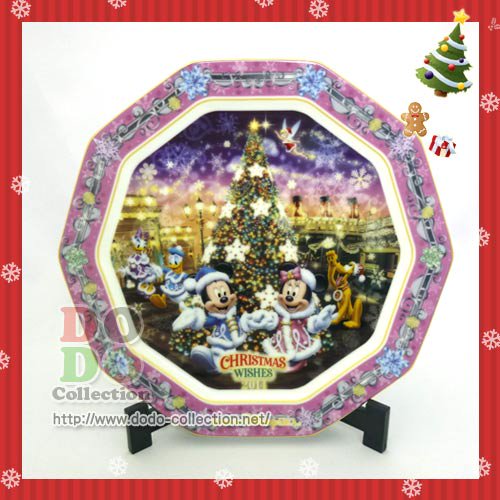 Tds限定 カラー オブ クリスマス14 プレート 絵皿 スタンド オリジナルbox付き ドド コレクション