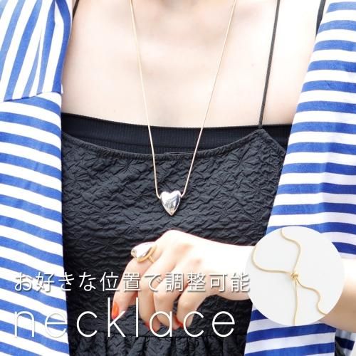 JewCas Big Heartネックレス[JC4310]| アクセサリーのRaffia kobe